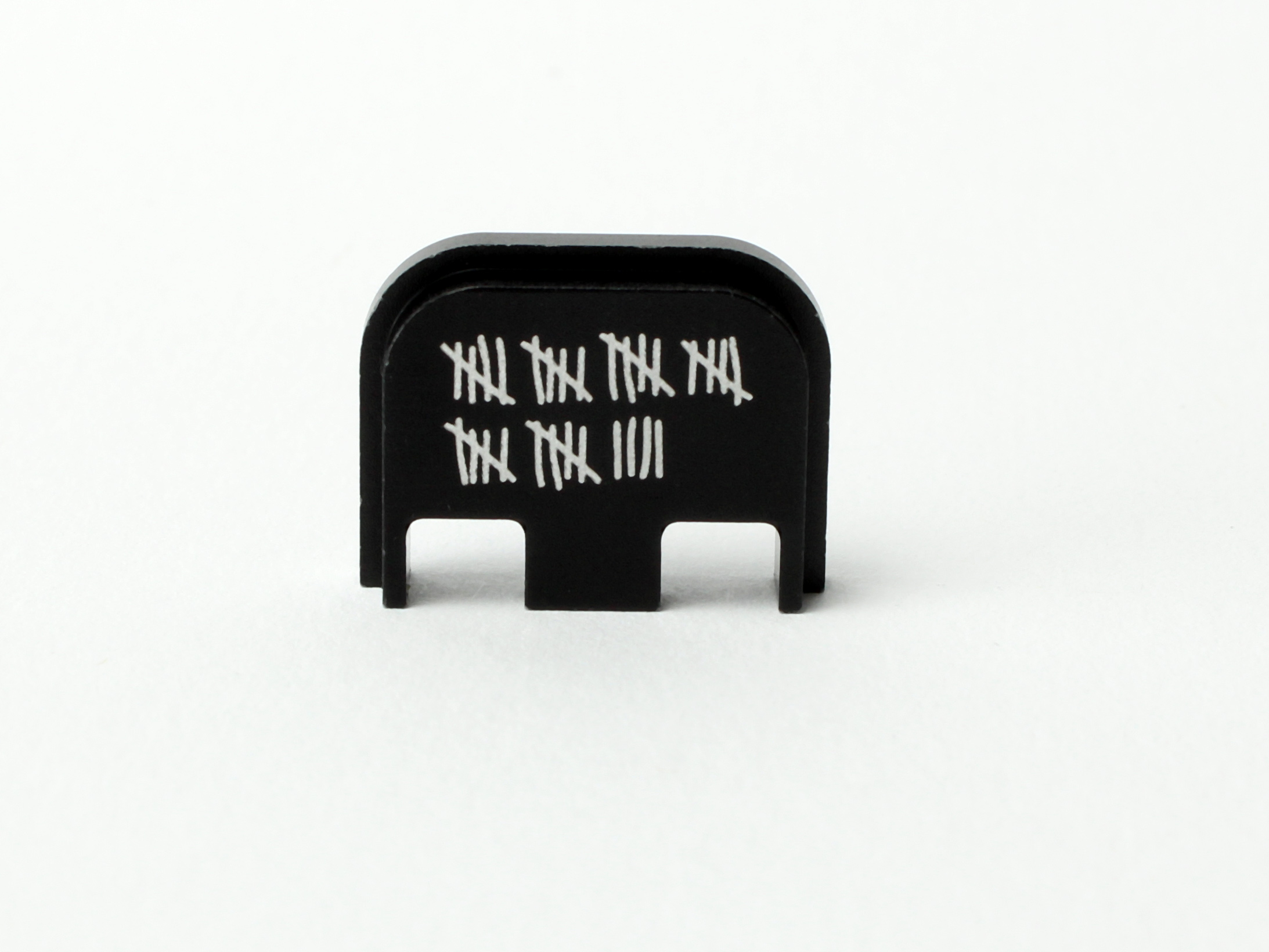 Glock Backplate Strichliste