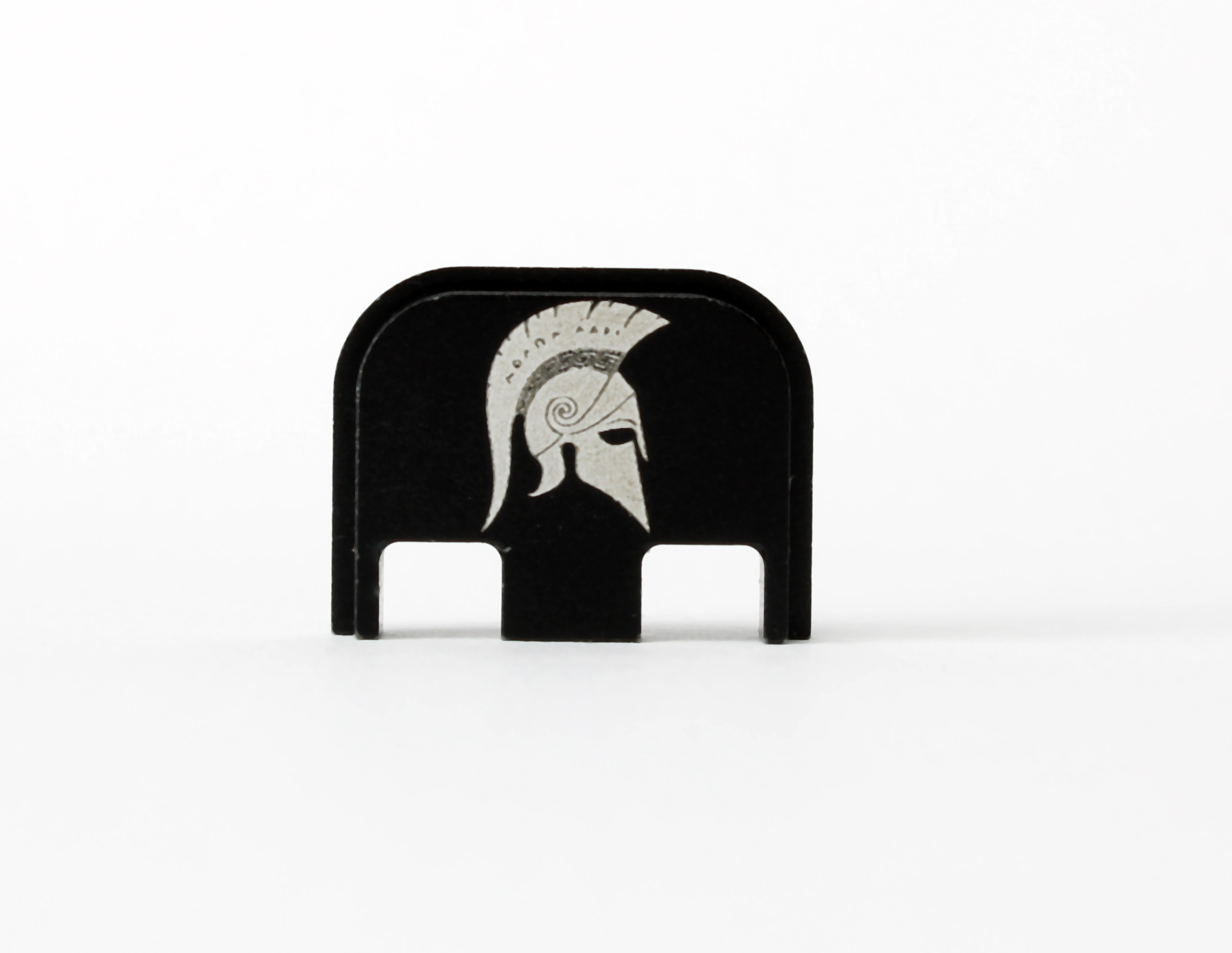 Glock Backplate Spartaner mit Helm